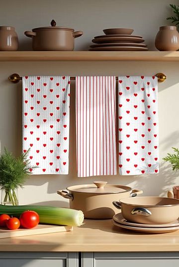 Комплект полотенец Mia Cara Сердца