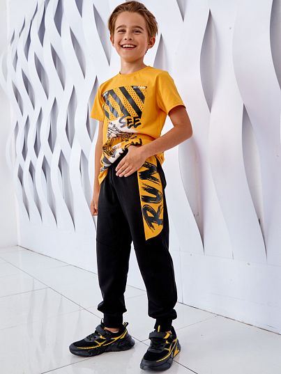 Брюки "CYBER BRO", черный, Juno