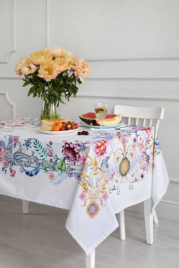 Скатерть рогожка "Камелия", Mia Cara