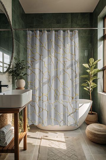 Штора Унисон Серые молнии