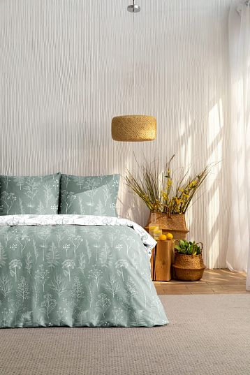 Постельное бельё Унисон Шалфей в ботаническом саду