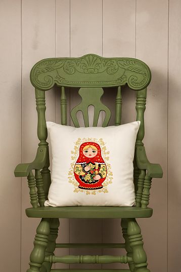 Подушка декоративная Унисон Матрешка