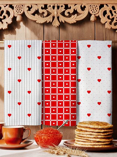 Комплект полотенец Унисон Линии сердца