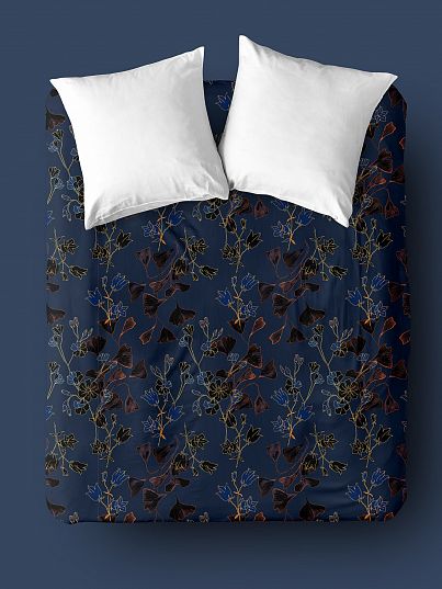 Простыня на резинке Флоранс Night garden