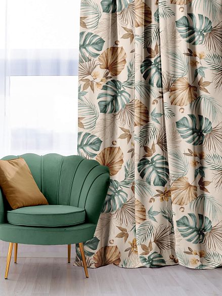 Штора Mia Cara Тропическая пальма