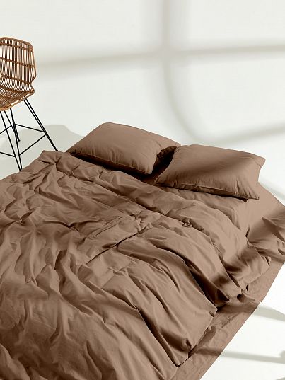 Постельное бельё Унисон Milk coffee