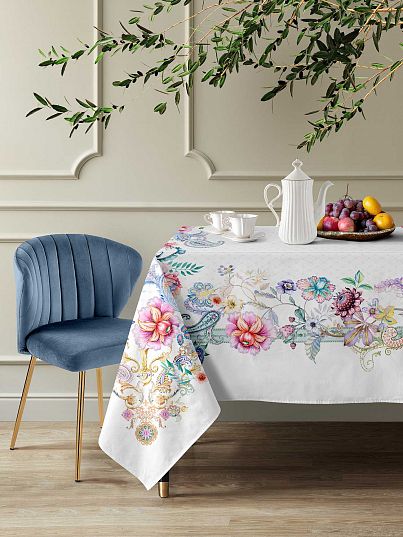 Скатерть рогожка "Камелия", Mia Cara