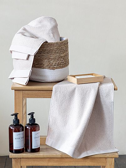 Комплект махровых полотенец "Lotte", латте, Унисон