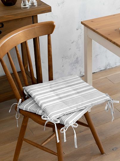 Комплект подушек на стул Унисон Grey flax