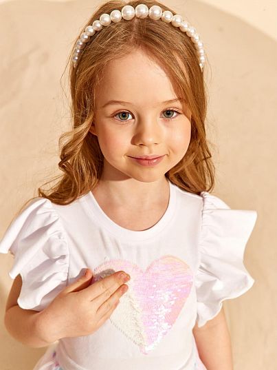 Платье MERMAID Белый Чешуйки, Juno