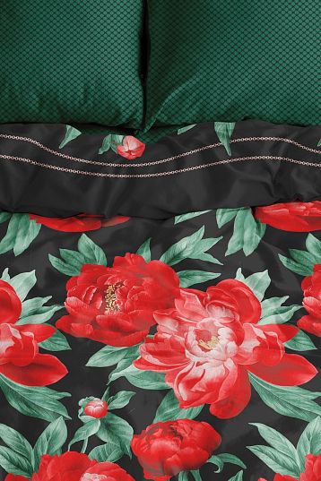 Пододеяльник Флоранс Алые пионы