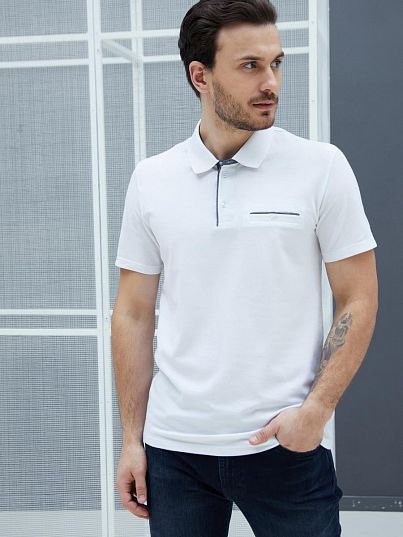 Футболка-поло Cruise Белый, BeGood