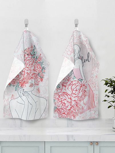 Комплект махровых полотенец "Мадемуазель", Mia Cara