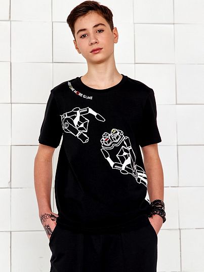 Футболка "MAD GAME", черный, Crazy Getup