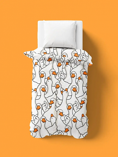 Пододеяльник Crazy Getup Гусь-обнимусь