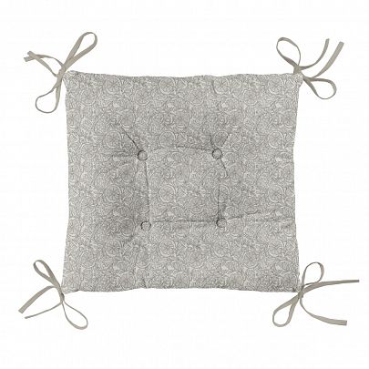 Подушка на стул квадратная с тафтингом "Linen", Унисон