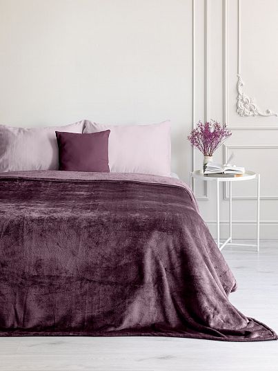 Плед Mia Cara Тезоро бургунди