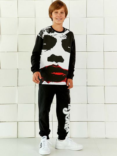 Лонгслив Бэтмен Темный рыцарь (Джокер), Crazy Getup