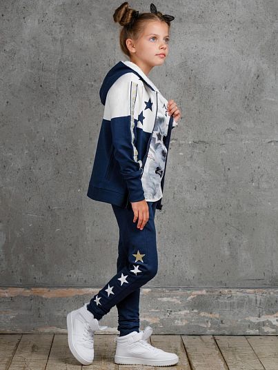 Брюки Girl's power Синий, Juno