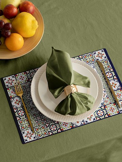 Комплект сервировочных салфеток (плейсматов) "Азулежу", Mia Cara