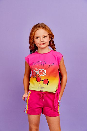 Футболка с завязками "Sweet Rainbow", Juno