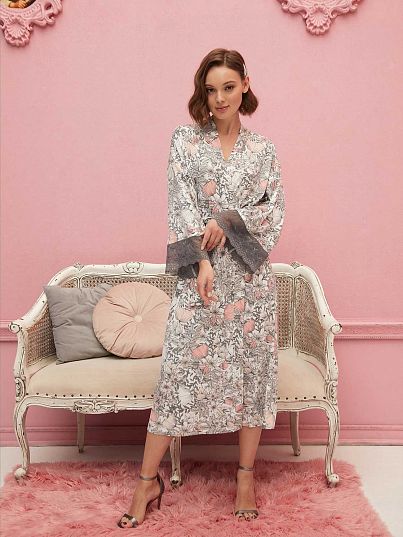 Халат Jardin eveille  Цветы, Mia Cara