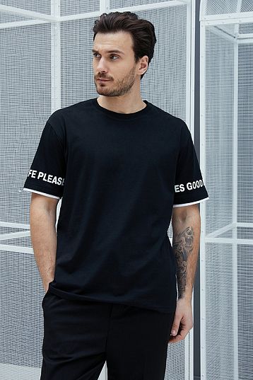 Футболка Chill Out, черный, BeGood