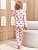 Пижама Sleepwear Girls Розовый Кошка с бантом, Juno 1