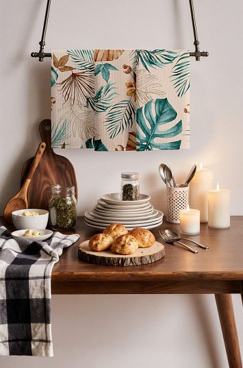 Комплект полотенец Mia Cara Тропическая пальма