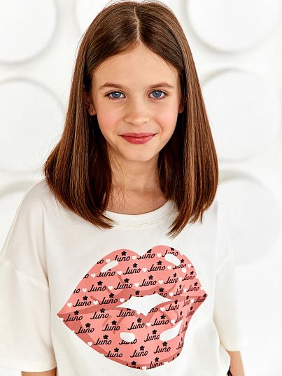 Футболка "Happy Party", молочный, Juno