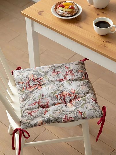 Подушка на стул "Душистый пион", Mia Cara