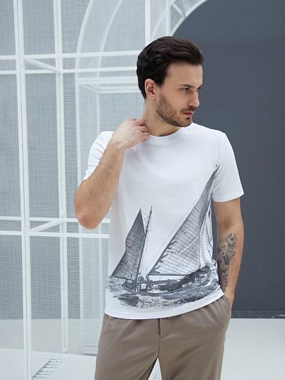 Футболка Sea Breeze, Белый, BeGood