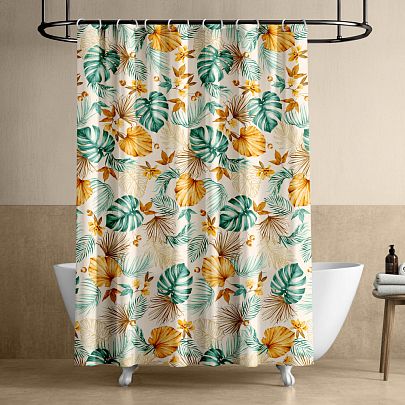 Штора Mia Cara Тропики бежевые