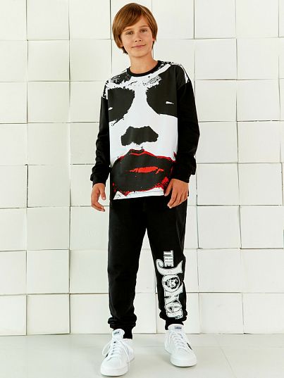 Брюки  Черный, Crazy Getup