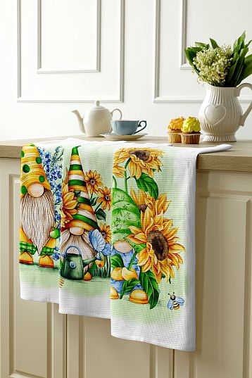 Комплект полотенец Mia Cara Садовые гномы