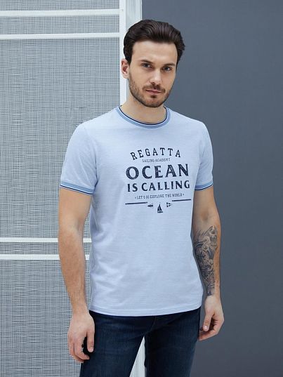 Футболка Sea Breeze, Голубой деним, BeGood