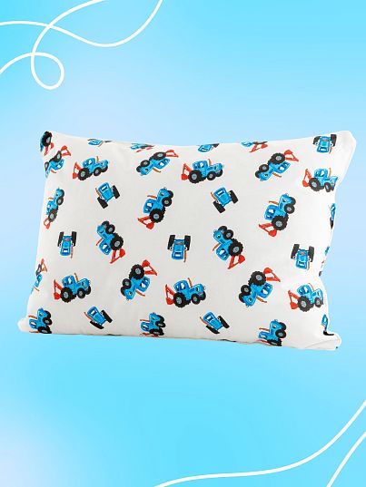 Подушка Непоседа Синий трактор