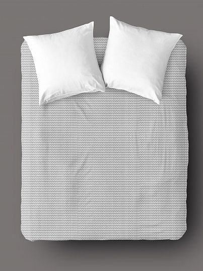 Простыня на резинке Унисон New Jersey Gray