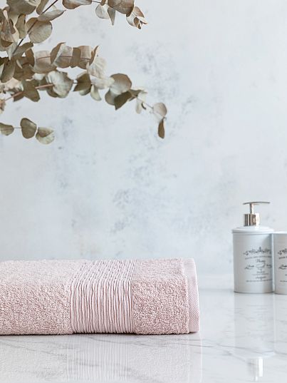 Полотенце махровое "Carlton", пыльная роза, Унисон
