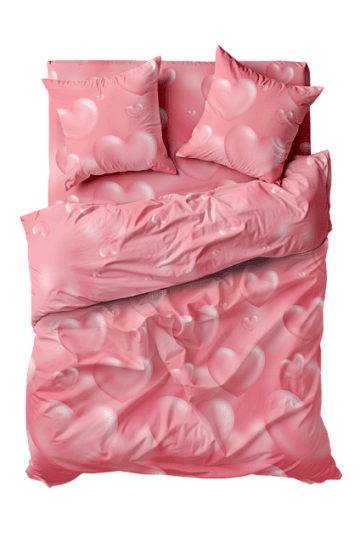 Постельное бельё Флоранс Розовое сердце